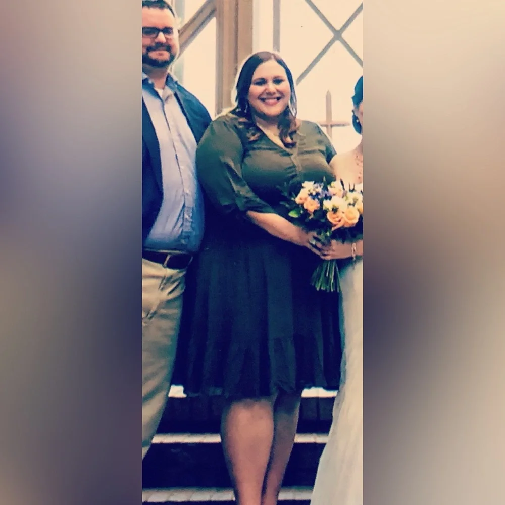 Torrid Sage Green Long Sleeve Dress - Picture 7 of 10
